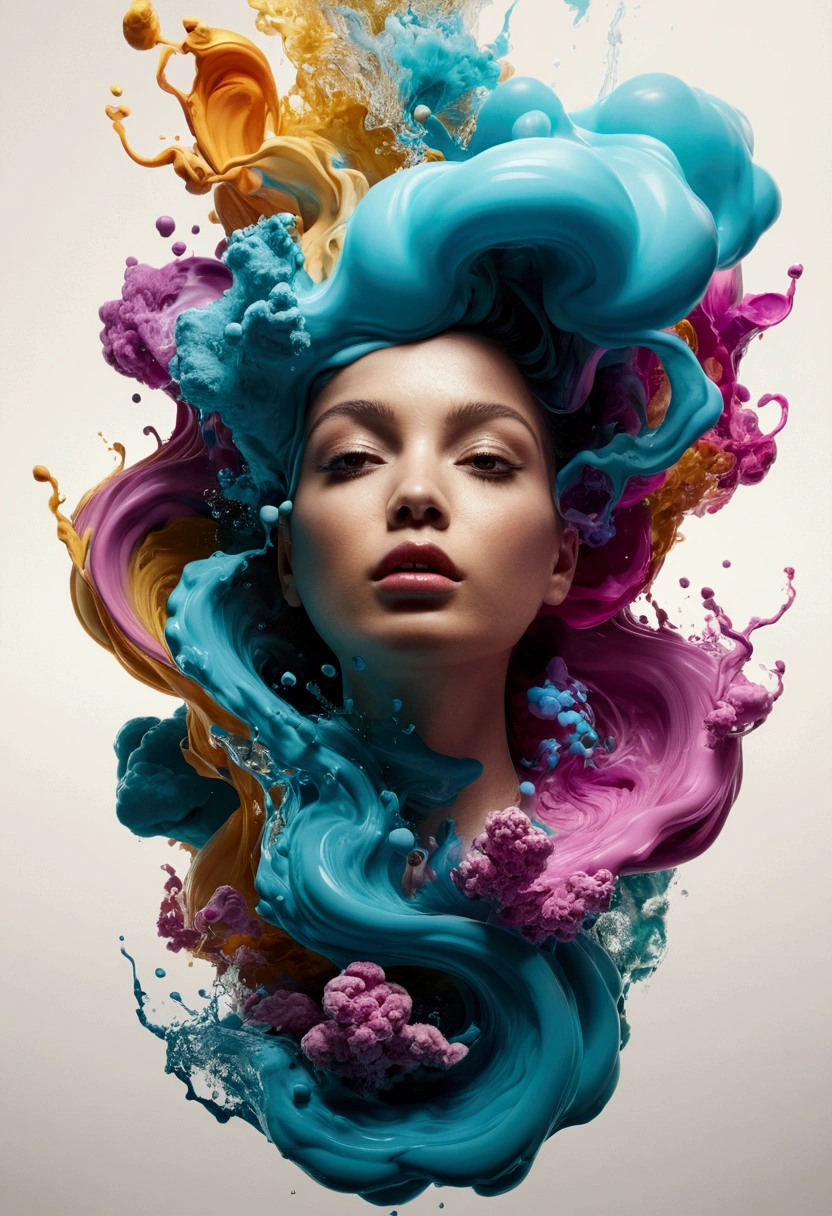 Gorgeous, space image, Alberto Seveso art, boudoir, water ink, ink water, painted cloud, Alberto Seveso art, free drawing, complex part, real lighting, Octane render, 8k rendering, Volumetric lighting.subtle and bright lighting effects"(nsfv:1.3), Best quality,4k,8 K,a high resolution,masterpiece