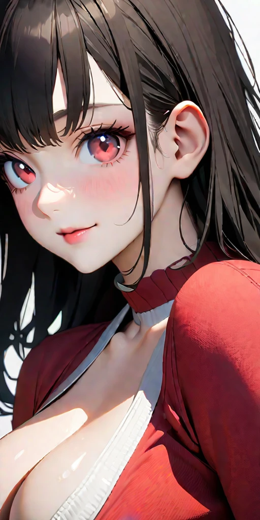 ((Highest quality、masterpiece、anime style、best quality、high resolution、8k、detailed、ultra-detailed:1.3))、Long legs:1.2, Beautiful woman with perfect figure:1.4、(Smiling:1.2), double eyelid、30-year-old female、((((One Woman,beautiful face,Beautiful face、ハワイ,upper body:1.5)))),Big Breasts、High resolution, accurate, Anatomically correct, High-resolution model, high quality, Very detailed, Ultra high definition, Textured skin,