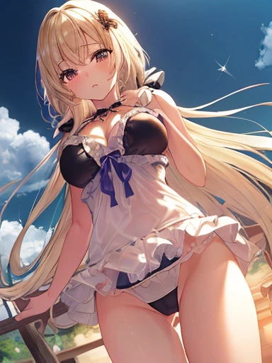 (Tabletop.Highest quality).(Dynamic Low Angle、Hair blowing in the wind、Fluffy poncho、beautiful spotlight). (CG paintings with attention to detail),(Perfect image).(Sexy idol sculpture、Horny pervert swimsuit gravure、I&#39;Iは自分の服装に誇りを持っています、Presentation to the audience)、Comic Strip.shape.1 girl.Detailed face、Run along the coast、Perfect body.(Child&#39;s body shape、Small breasts、Thin chest、No underwear)、Beautiful thighs、Beautiful belly、Perfect Face.Delicate face、Raise your arms、Proudly、Pull your chin in、Seashell hair ornament、Shiny swimwear, Gorgeous Swimsuits、Exposure、＃(Beautiful bikini showing belly and bare legs)、Exposed breasts、Rough skin、Long Hair、(Rabbit-eared girl)Rabbit-eared girl、＃((Beautiful brown eyes)).Delicate and beautiful eyes、Beautiful eyes illuminated by the light、Shiny Hair、Reflected Eyes、.(Looking at the audience:1.3).(Red face:1)、＃8k wallpaper、Bold full shot、reflected light、Most detailed、Complex、Delicate background、Rough skin、Fine skin、(Super Resolution)、mini skirt、Chirarizum、(whole body、美しいwhole body像、 Body Type)＃((Beautiful brown eyes)).Delicate and beautiful eyes、Beautiful eyes illuminated by the light、Shiny Hair、Reflected Eyes、.(Looking at the audience:1.3).(Red face:1)、＃8k wallpaper、Bold full shot、reflected light、Most detailed、Complex、Delicate background、Rough skin、Fine skin、(Super Resolution)、mini skirt、Chirarizum、(whole body、美しいwhole body像、 Body Type)