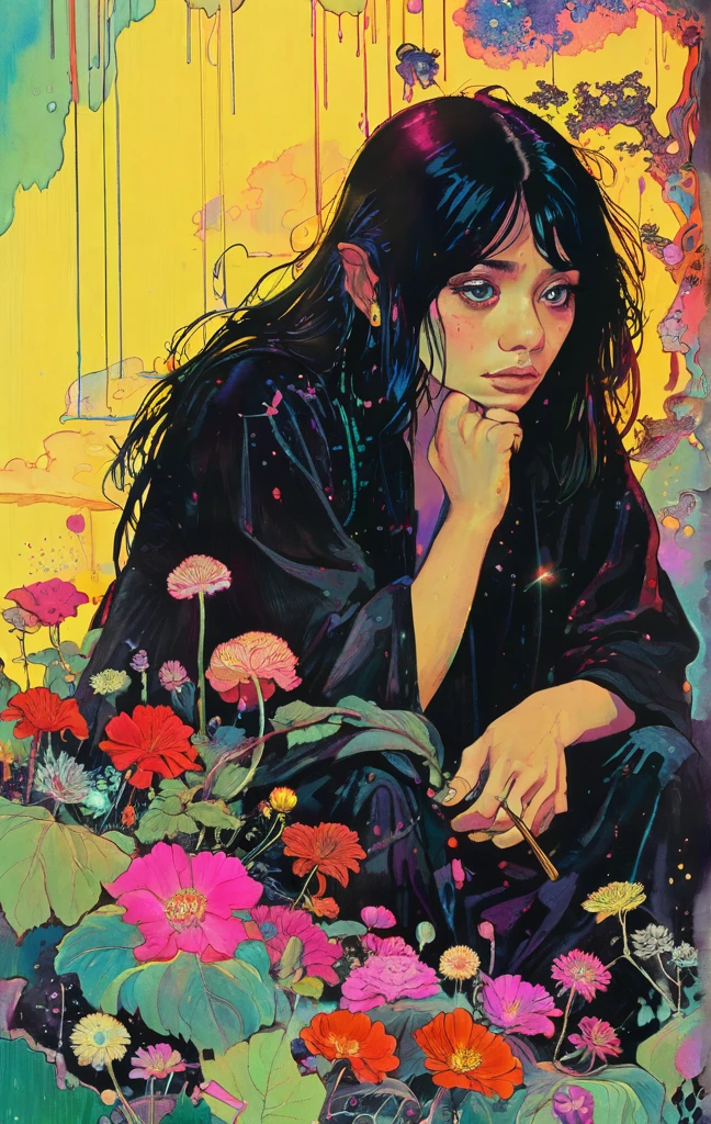 Psychedelics, someone watching me, loneliness, paranoia, paranoia, wanting to die, not worth it, lots of stares. Lots of malice.