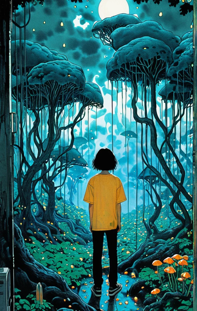 Psychedelics, someone watching me, loneliness, paranoia, paranoia, wanting to die, not worth it, lots of stares. Lots of malice.