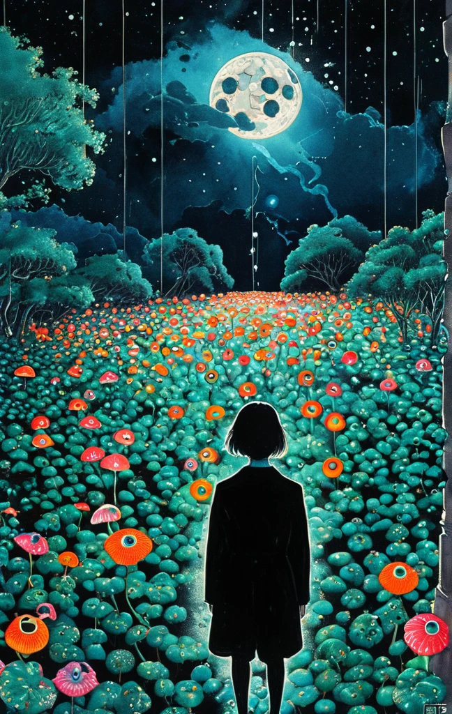 Psychedelics, someone watching me, loneliness, paranoia, paranoia, wanting to die, not worth it, lots of stares. Lots of malice.