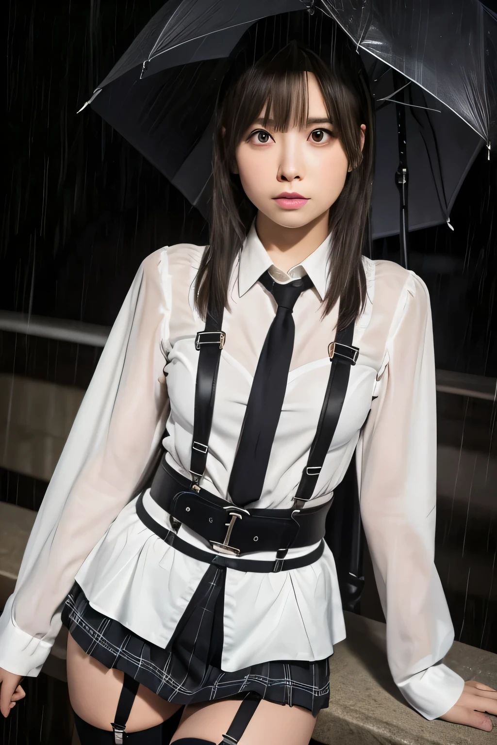 1 female, , high quality, masterpiece, Ultra-high resolution, , Cinema Lighting, , , 1 female, , high quality, masterpiece, Ultra-high resolution, , Cinema Lighting, , , And the suspenders with the cranes flying Moderate breasts Large Breasts Small face Lying in bed Looking up Sweat Thin belt buzzer 脇Sweat Black Hole Gloves suit Garter belt Leg Links Belt on pants holster Hands behind your back Anxious expression Looking up Anxious face Knee-high Knee socks Knee-highソックス Garter belt garter ふとももにGarter belt Checkered mini skirt Headband ribbon Panty shot Skirt gap Armament Leg holster holster Hands behind your back Anxious expression Looking up Anxious face, legs apart Armament Leg holster holster See-through clothing heavy rain Getting wet in the rain