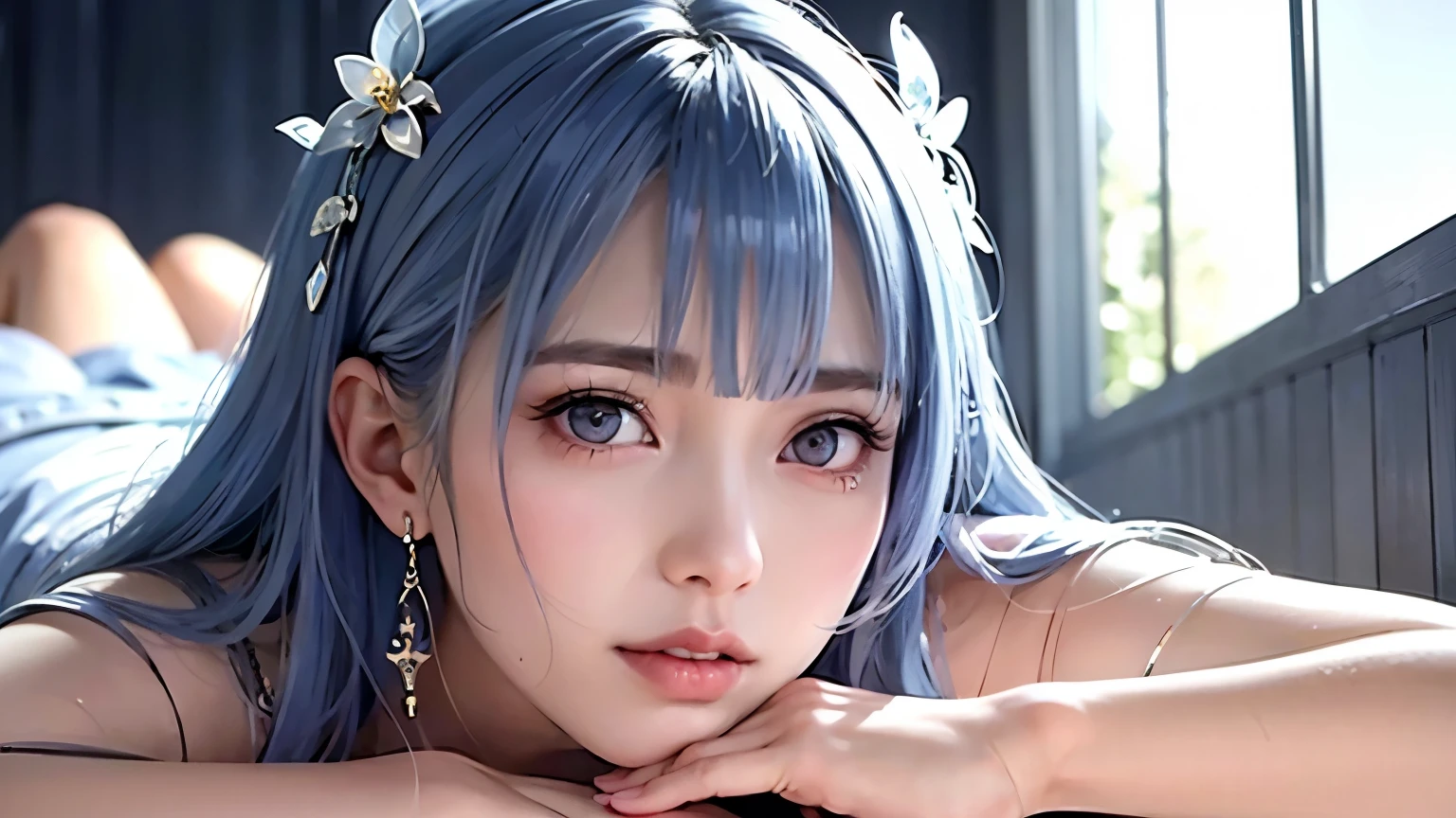 (masterpiece:1.2), Highest quality, (shape:1.2), (Very detailed), Hyper Details, (delicate and detailed), (Intricate details), (Cinematic Light, Highest quality Backlights), Clear lines, soloist, Perfect body, (One Girl),Patent leather dress, smile, (shy: 1.2 ), High Contrast, (Best lighting, Very creative and beautiful), (Cinematic Light),