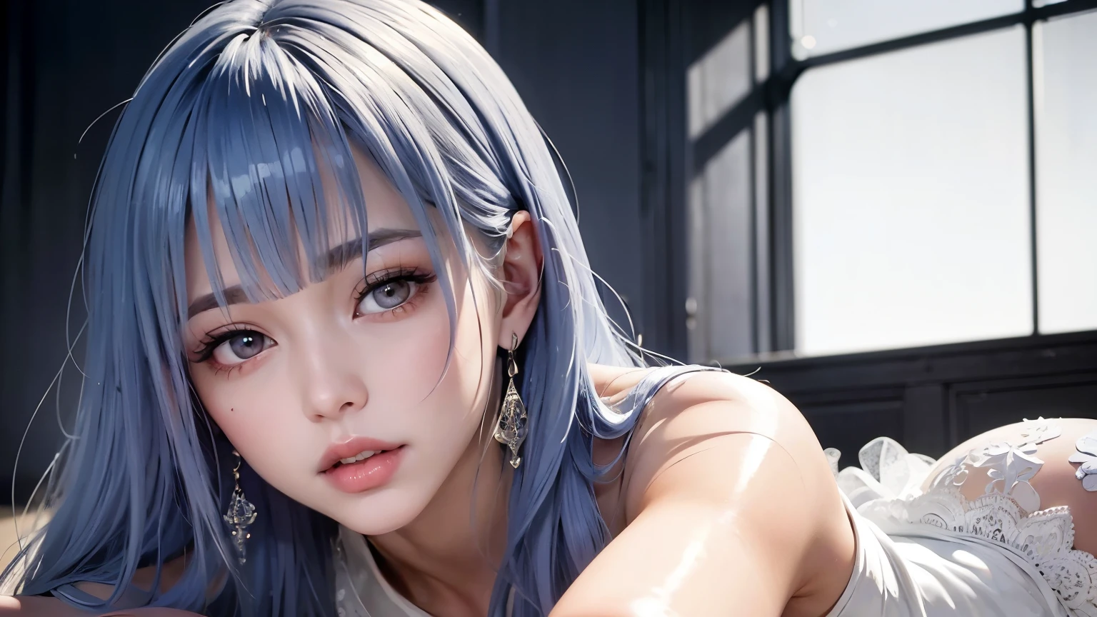 (masterpiece:1.2), Highest quality, (shape:1.2), (Very detailed), Hyper Details, (delicate and detailed), (Intricate details), (Cinematic Light, Highest quality Backlights), Clear lines, soloist, Perfect body, (One Girl),Patent leather dress, smile, (shy: 1.2 ), High Contrast, (Best lighting, Very creative and beautiful), (Cinematic Light),