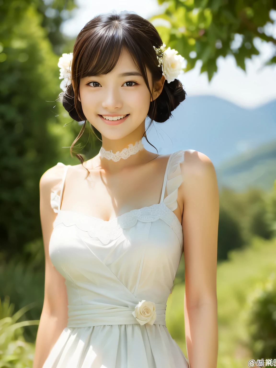 White dress