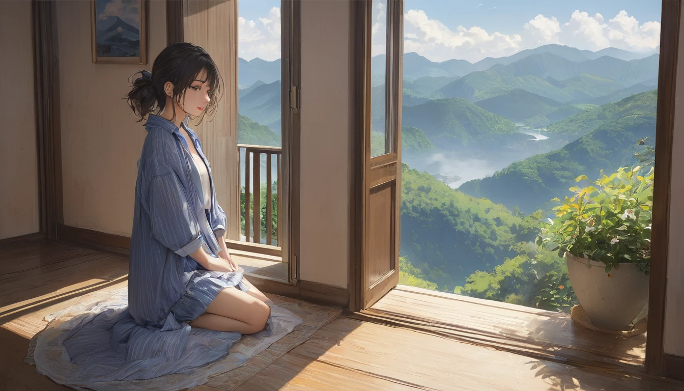 (masterpiece, Highest quality:1.2), One Girl, alone