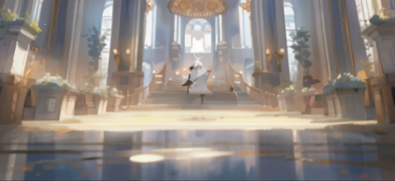 luxurious,warm color,Light,The End,kudos,Hall,steam,punk,Cartoon,Simple picture,Exquisite picture,Hand Painted