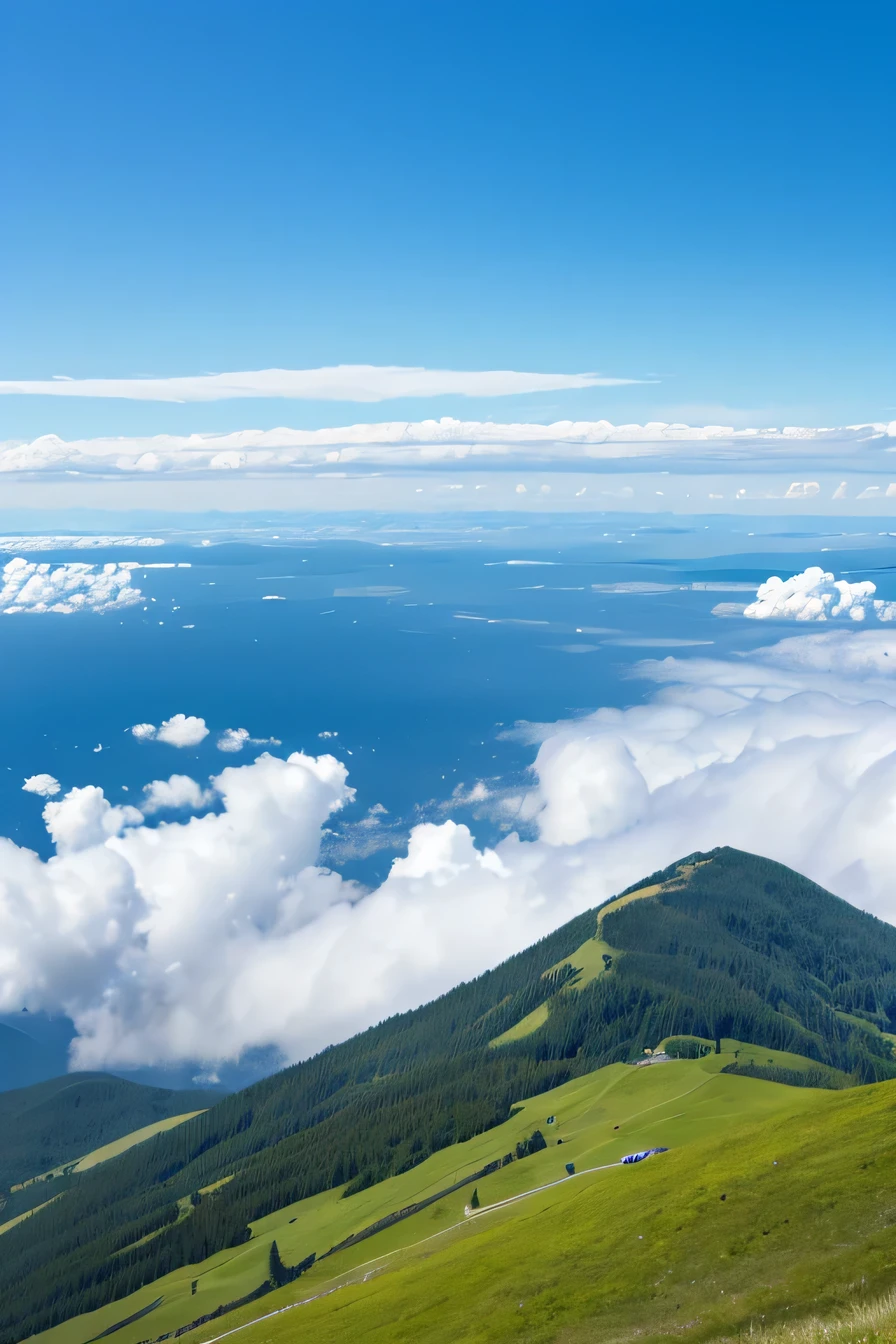 clear blue sky, no clouds, 4k