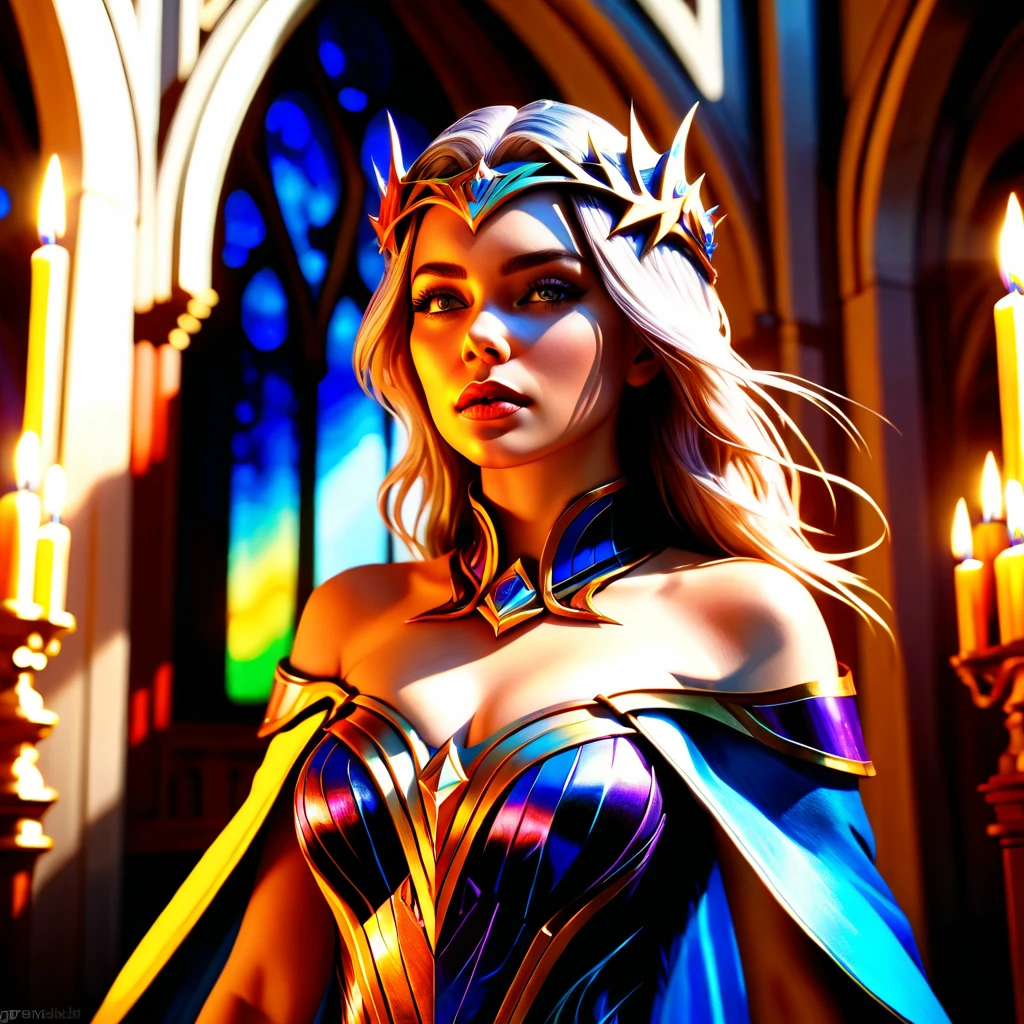 A stunning intricate full color portrait of 30 year old [anad|cm550|4lexb0tez|kdlt0r0],, epic character composition,, [style-widow :style-sylvamagic:0.2],, in a dark cathedral with candles,, by ilya kuvshinov, alessio albi, nina masic,, sharp focus, natural lighting, subsurface scattering, f2, 35mm, film grain alhaitham, 1 male, (Solo:1.4), grey hair, standing in front of the stained glass window, dramatic sunset lighting, intricate details, hyperrealistic, (best quality,ultra highres,masterpiece:1.2),ultra-detailed,(ultra realistic,professional photorealistic,photo-realistic:1.37),cinematic lighting,warm colors,volumetric lighting,beautiful detailed eyes,beautiful detailed lips,extremely detailed face,longeyelashes,(intricate,ornate:1.2),elegant,sophisticated,moody atmosphere,atmospheric, Full body view, Altamente detalhado, ultra-realista, detalhes intrincados, ((obra de arte,melhor qualidade)), ((Cinematic Light)), hyper realista, assustador, dark fantasia , armadura detalhada, Capacete detalhado, epic realista, desaparecido, ((cores neutras)), (HDR:1.5), (cores suaves:1.2), hiper detalhado, (arte station:1.5), luzes quentes, efeito de luz, dramatic light, (detalhes intrincados:1.1), fundo complexo, (Greg Rutkowski:0.8), (teal and orange:0.4), (Whirling lightning of ice snow),(insane unrealengine5,epic tMasterpiece,max best quality, ultra-highdef XT3 ultra-highres),ultra-detailed,ultra sharp focus, naked, varies,multi, etc. --v 6 --s 1000 --c 20 --q 500 --chaos 100