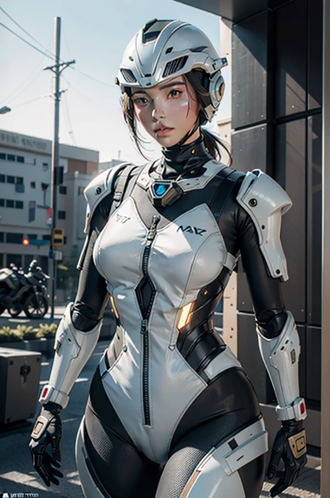 official art, unity 8k wallpaper, ultra detailed, aesthetic, masterpiece, best quality, hyperrealistic and intricate detail, portrait of a military nousr robot, warframe, full robot helmet, character design, detailed helmet, in the style of dieter rams and boston dynamics, robot, highly detailed, intricate details, symmetrical, digital 3d, hard surface, real-time, vfx, volumetric lighting, ambient light, ultra hd, hdr, depth of field, macro shot