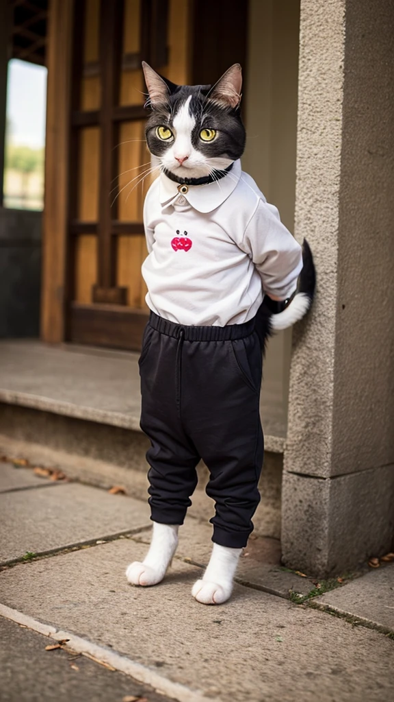 male child Gamine Has a small The hair Red and black hitomi Red and gray cat ear sano Sauce order a smile Deacon service Leather shoes