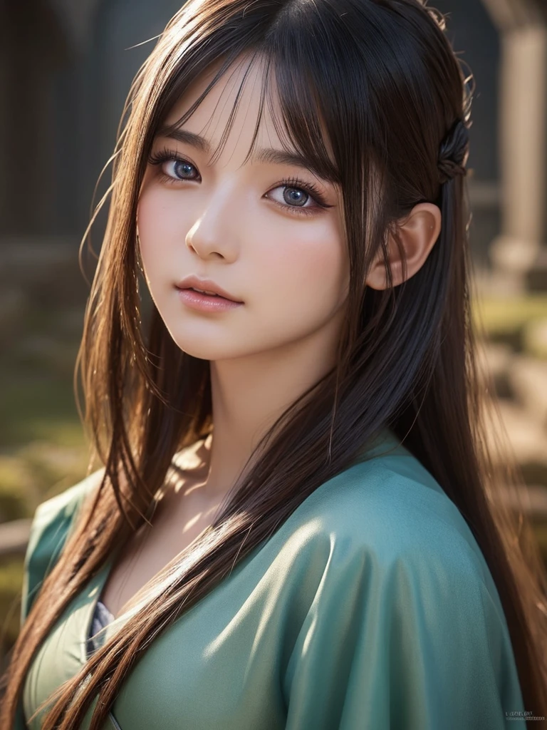 (nsfw:1.2), (masterpiece, best quality, extremely detailed 8k, ultra hd, ultra-detailed, highly detailed, highly realistic, ultra-realistic, photo realistic), (1girl:1.5), (detailed realistic skin), (realistic big breasts), slender abs, (closed mouth:1.4)