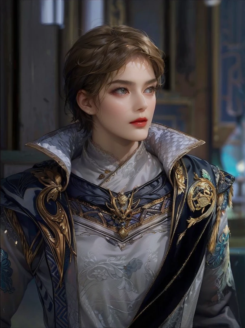 143
(20 year old woman), (surreal), (High level image quality), ((beautiful hairstyle 46)), ((short hair:1.46)), (breasted:1.1), (lipsticks)
