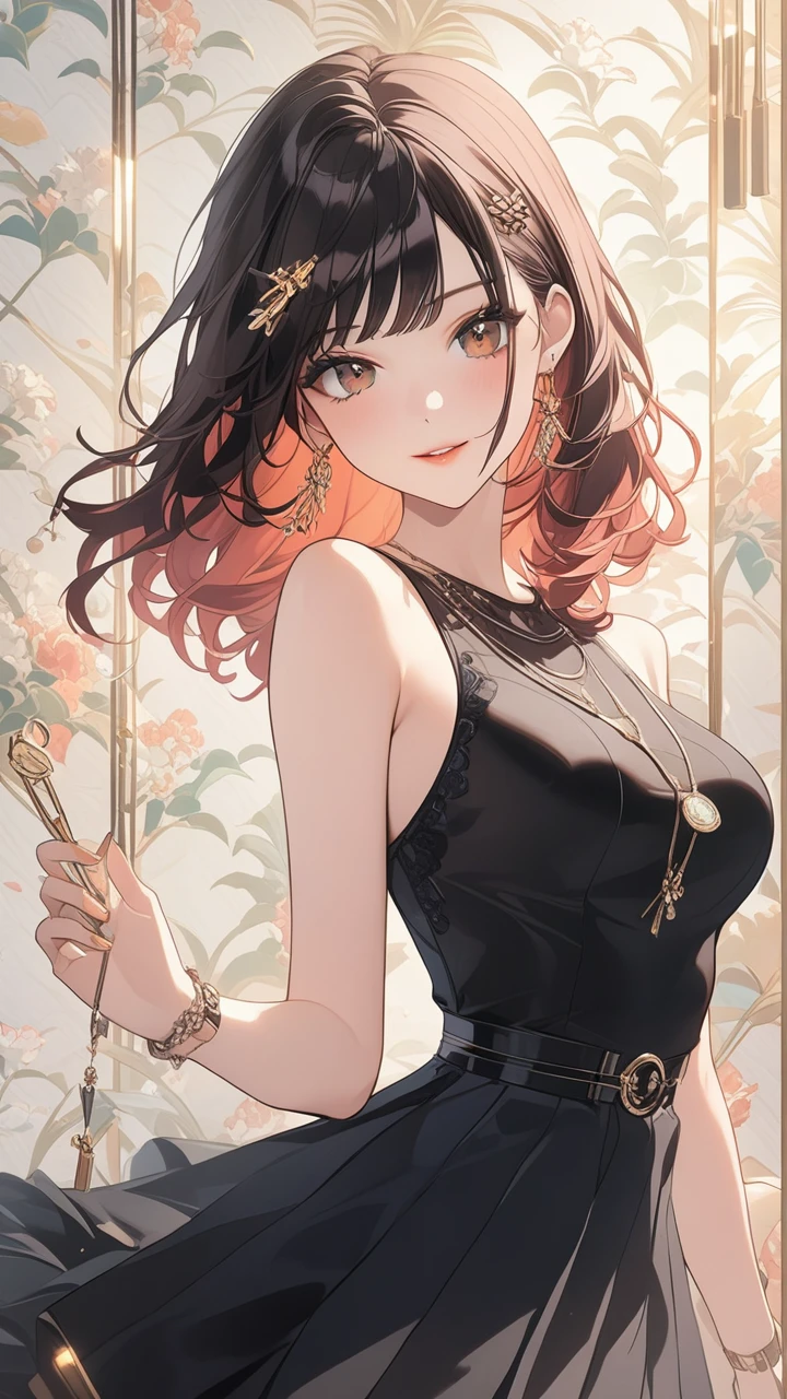 Highest quality,wallpaper,masterpiece,Very detailed,8k,wallpaper,Retro,((1 female:0.5)),Shortcuts,Retroなレコードジャケットのイラスト,future