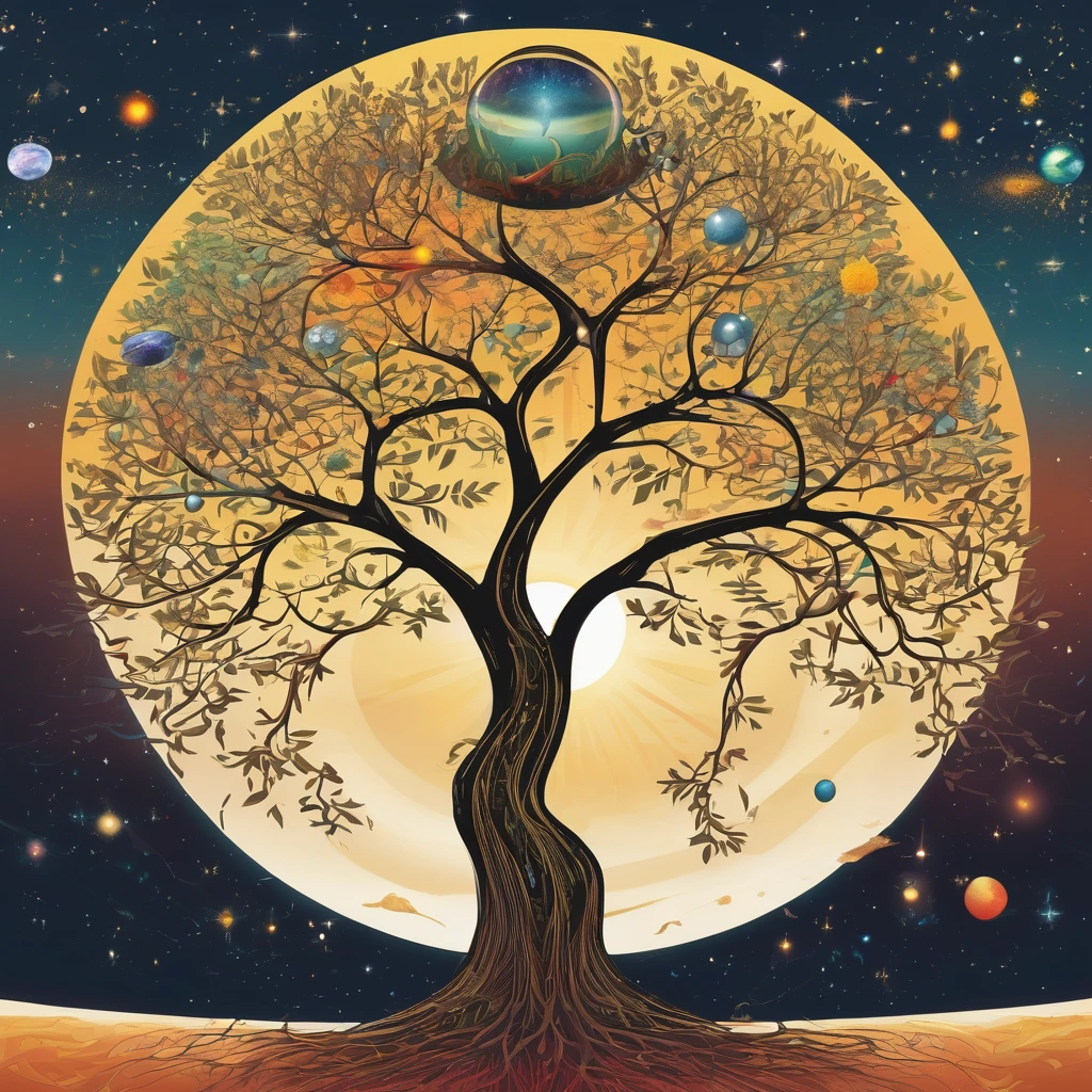 The Concept of the Ultimate Truth (The Truth)Central Idea: Everything originates from a single source (The One), which is the ultimate truth.Key Points:All things in the universe come from the same origin.The One is the foundation of all existence.This is the most unchanging and fundamental reality.Visual Suggestion: An image showing a seed (The One) growing into a tree with various branches representing different things in the universe.