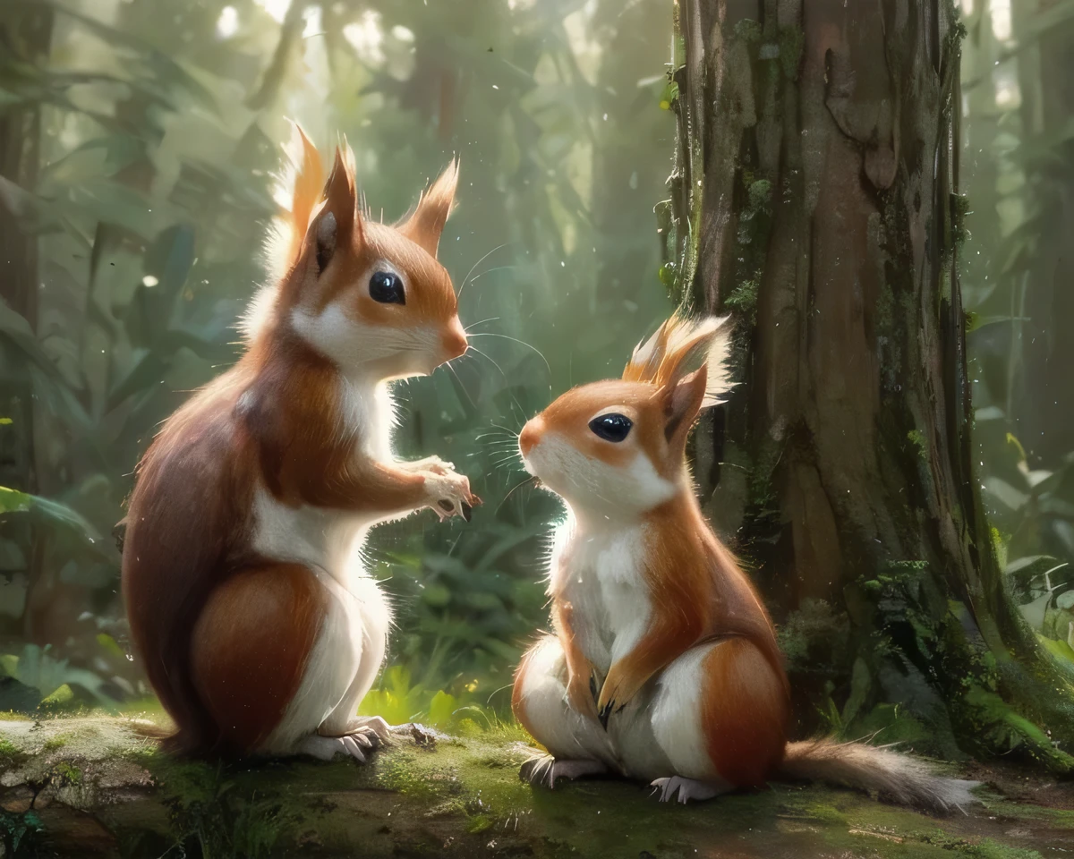 The most beautiful squirrel conversation