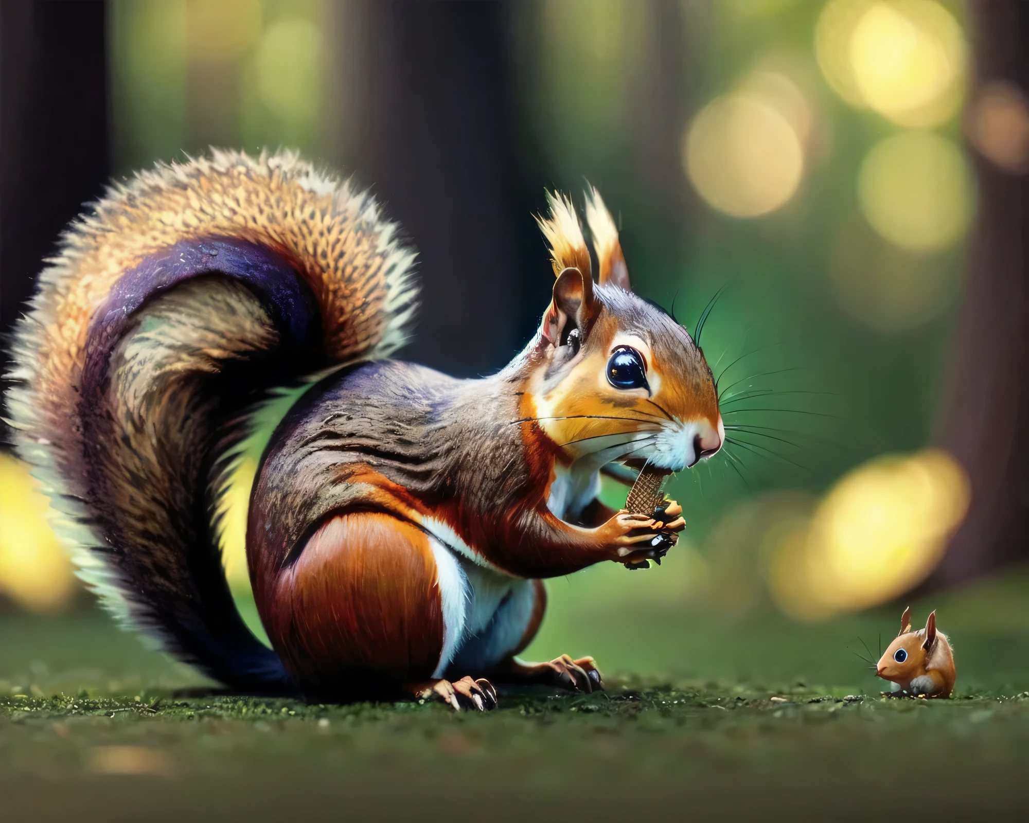 The most beautiful squirrel