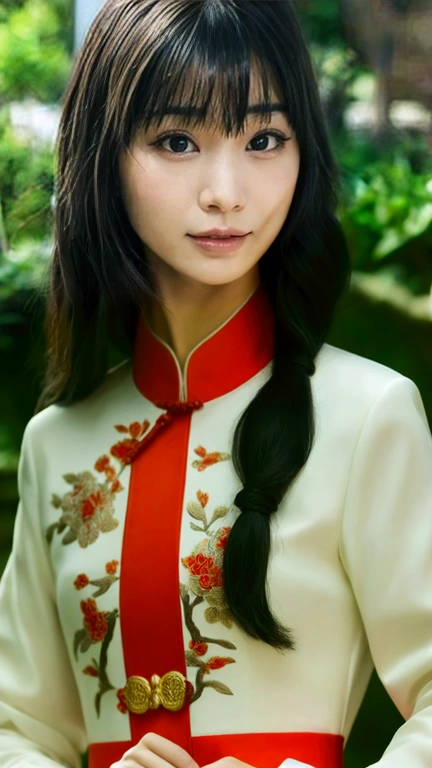 White Chinese Dress、Chinese traditional clothing