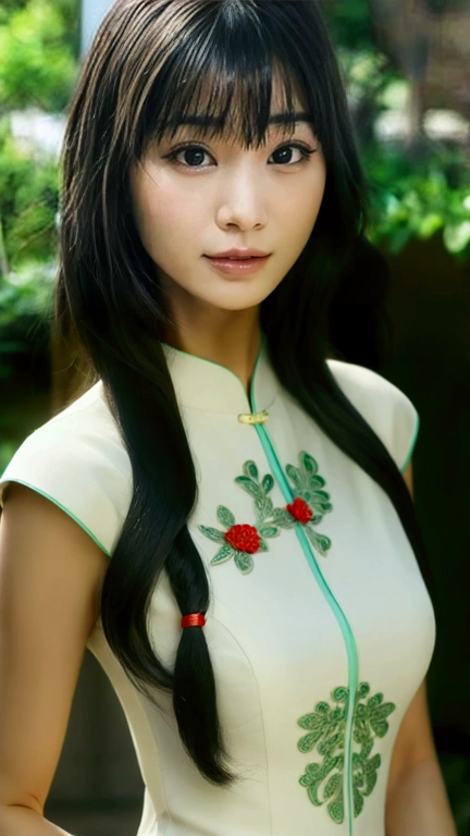 White Chinese Dress、Chinese traditional clothing