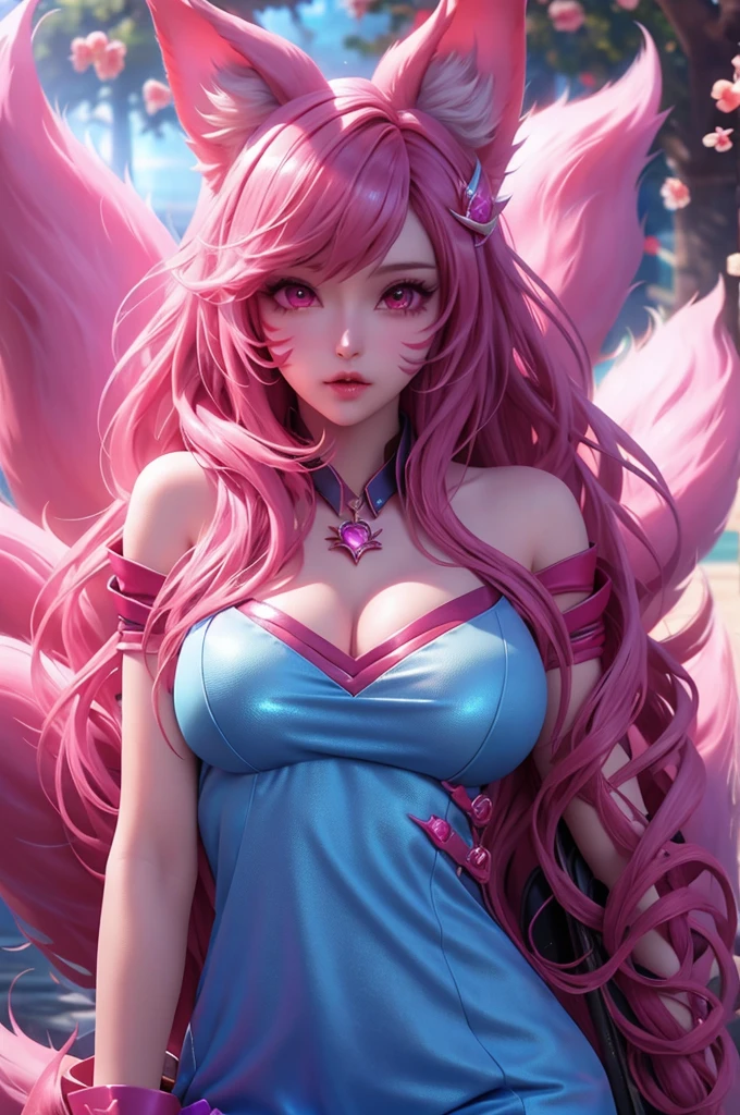 ahri, League of Legends, sexly, backdrop, eyes,