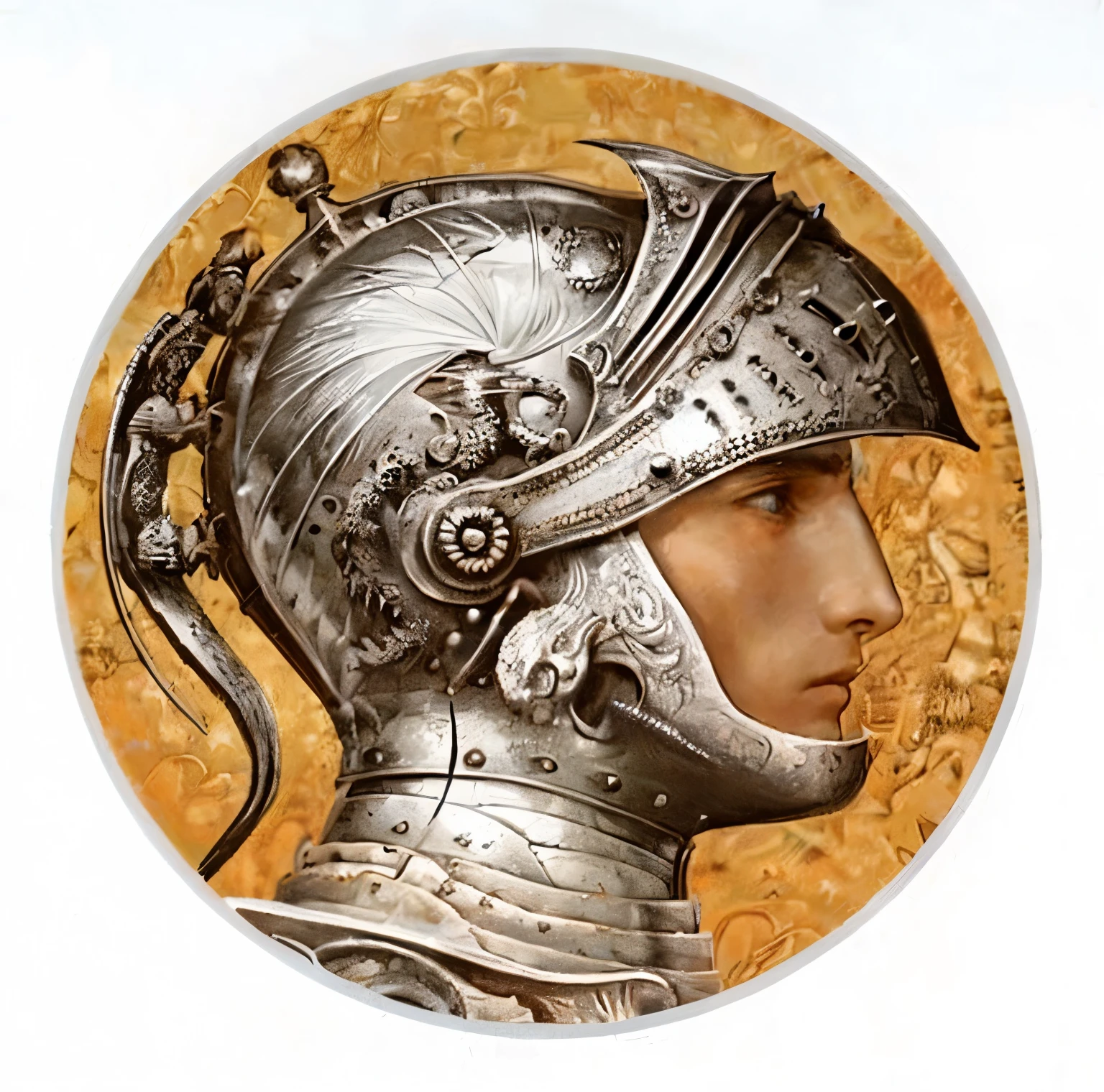 beautiful muscular knight, handsome