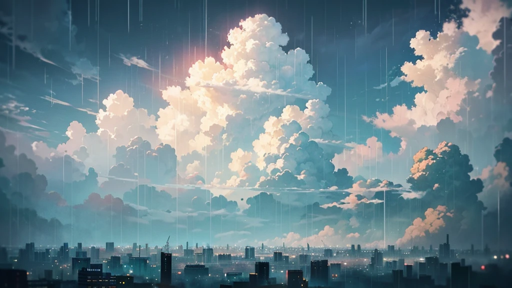 天空Clouds,Clouds:1.8,Looking up,rain,Heavy rain,Cold,Heavy rain,cloudy day的云,Black clouds,Cool colors,Lack of light,cloudy day,Telephoto,Simple colors,Looking up,Looking up图,Distant city:1.1