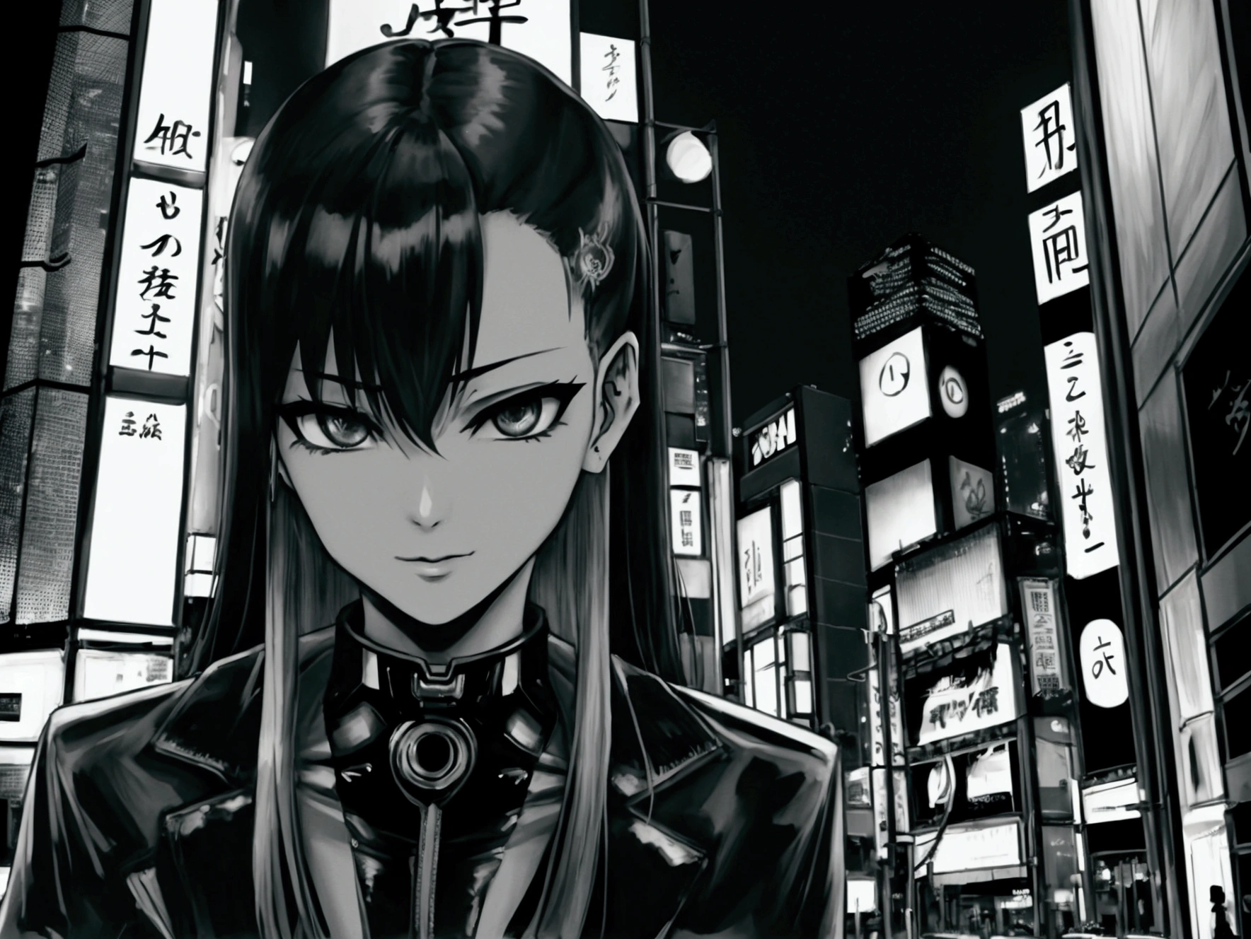 Cyberpunk Style、Stormy Night、Tokyo、Shinjuku