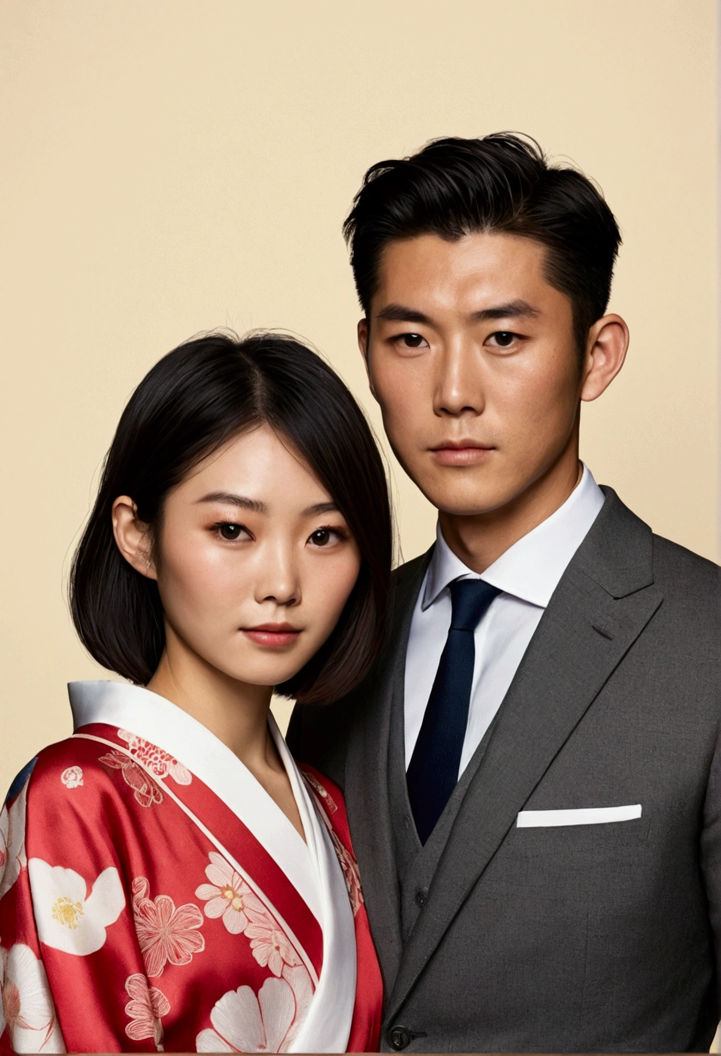 Son and daughter of a Japanese woman and a British man 