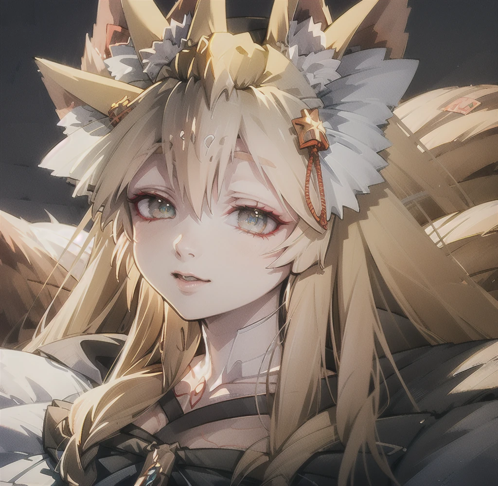 Highest quality, masterpiece, Ultra-high resolution, (Realistic:1.2), One girl, (Detailed face:1.2), (Detailed eyes:1.2), (Detailed Hair:1.2), (Detailed clothing:1.2), 4K, Fox ears,Miko costume