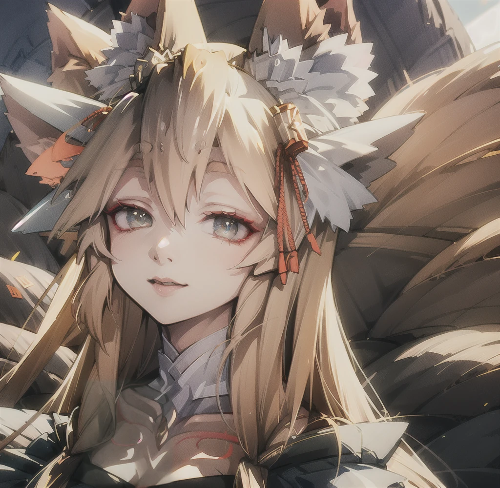 Highest quality, masterpiece, Ultra-high resolution, (Realistic:1.2), One girl, (Detailed face:1.2), (Detailed eyes:1.2), (Detailed Hair:1.2), (Detailed clothing:1.2), 4K, Fox ears,Miko costume