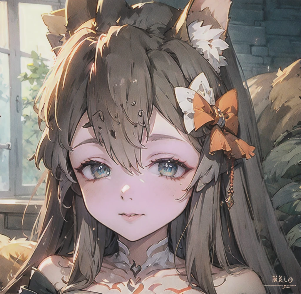 Highest quality, masterpiece, Ultra-high resolution, (Realistic:1.2), One girl, (Detailed face:1.2), (Detailed eyes:1.2), (Detailed Hair:1.2), (Detailed clothing:1.2), 4K, Fox ears,Miko costume