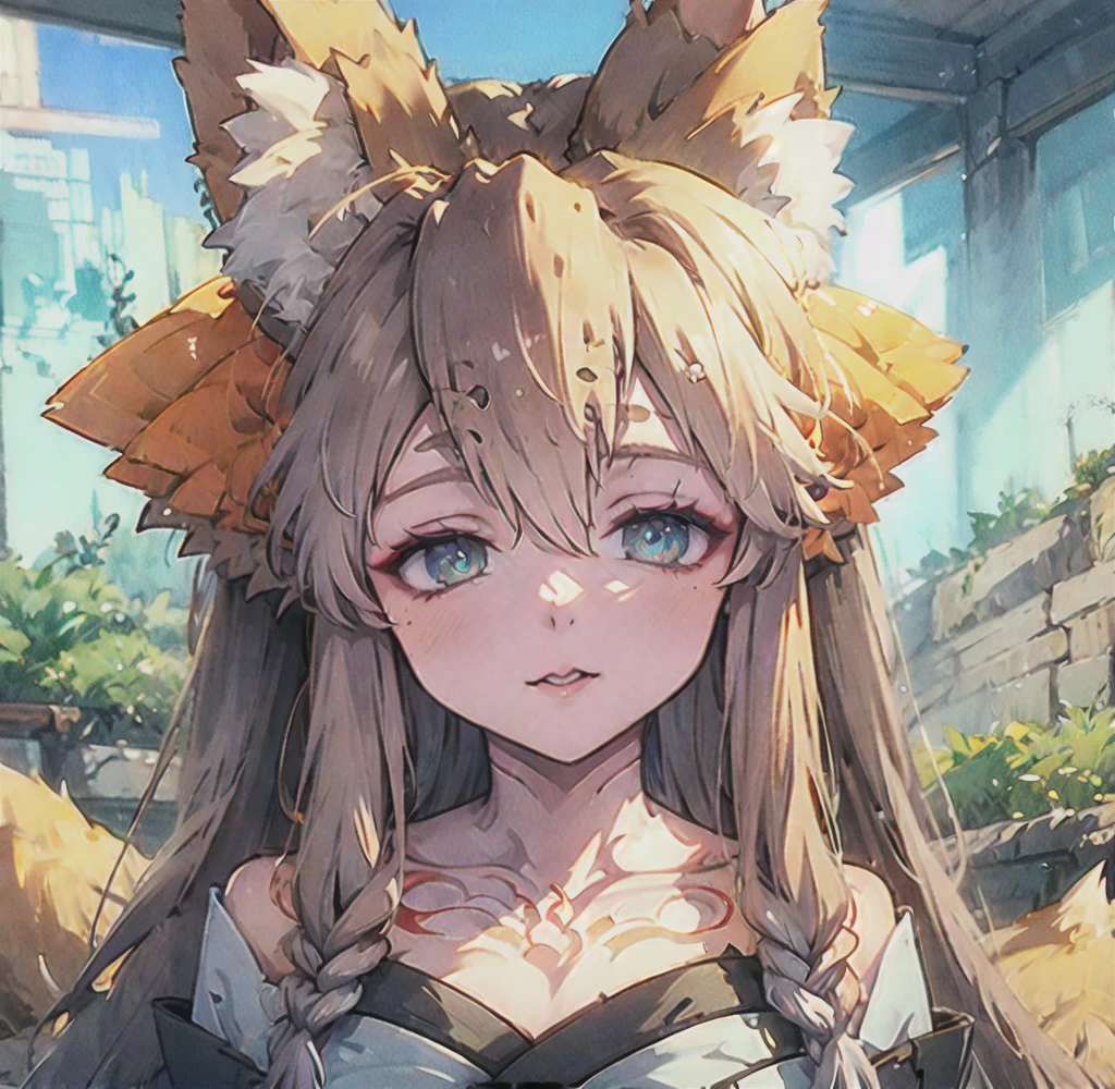 Highest quality, masterpiece, Ultra-high resolution, (Realistic:1.2), One girl, (Detailed face:1.2), (Detailed eyes:1.2), (Detailed Hair:1.2), (Detailed clothing:1.2), 4K, Fox ears,Miko costume