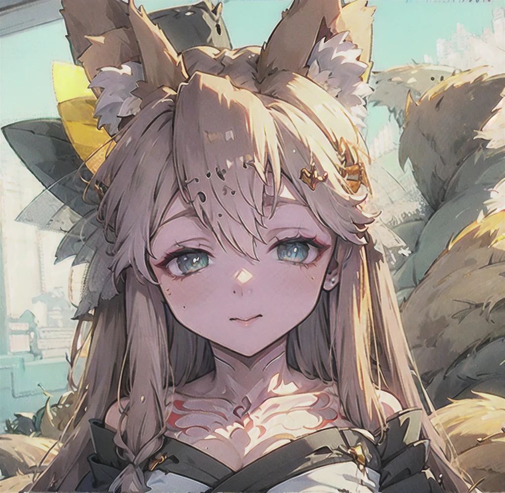 Highest quality, masterpiece, Ultra-high resolution, (Realistic:1.2), One girl, (Detailed face:1.2), (Detailed eyes:1.2), (Detailed Hair:1.2), (Detailed clothing:1.2), 4K, Fox ears,Miko costume