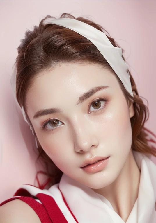 (masterpiece,best quality:1.4),(8k,raw photo,photo realistic:1.2),shiny skin,detailed skin,detailed face,detailed eyes,1girl, (((Japanese woman))), beautiful face, ( masterpiece , ultra Detailed ) , (((photo reality))), (((photo))), (((real))), (((haircut of uniform length))), straight hair, (((long hair))), (((brown hair))), (((brown eyebrows))), thin eyebrows, Downturned eyes, Sensual eyes, Pointy nose, delicate chin, alabaster skin, milky skin, Oblong face, (((looking at viewer)))