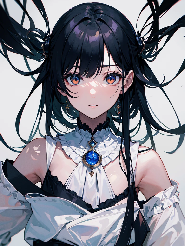 Half of the face is different,sketch (Character design sheet, same characters, whole body, Three-View, front, ~ ~ ~ ~ ~ ~ side, return),(Very bright:1.1), White Background, [1 girl:7], (Tilt your head:1.2), ([sketch|watercolor \(Moderate\)]:1.15),Chaotic abstract background, Vector Trace, グラデーションブレンディング and whole body, Artistic elements add depth to the work. The overall atmosphere is creepy and nightmarish......, With a unique artistic touch. This movie is、The dark and crazy world of horror movies depicted in HD., Evoke visual stimuli and aesthetic sense, that will terrify and excite the audience....,watercolor画, （Lightless, Eyes without highlights, evil eye, Ugly person with white eyes, that&#39;Red eyeliner）,whole body絵, Wearing a maid outfit （Gradient braided hair, (Light purple hair), (Ink blotches:1.1), (pale:1.2),(Light purple:1.2),(Light green:1.2)　Adult features,expensive, wear black tights,Green Eyes, The skin is hidden　and maid, The background is a dark and desolate landscape, Horror movie atmosphere. Her figure is very beautiful, Emphasizing the dark and crazy elements. Skillfully expressing the effects of light and shadow, detailed, The face and expression of the black costume are also carefully drawn.
