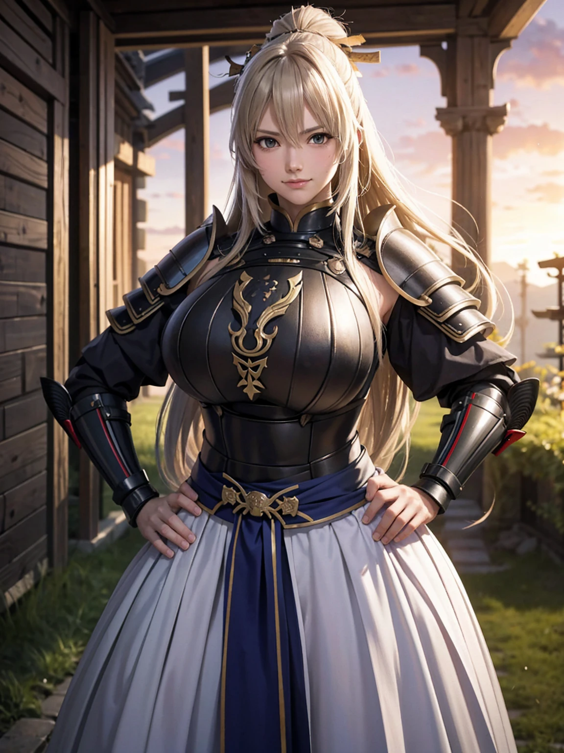 A 25-year-old female adventurer named Arianna Silverlace. She stands at 176cm tall with blonde, asymmetrical short hair, some of which is braided. Arianna is wearing intricate silver armor adorned with complex patterns, reflecting an ancient magical civilization's influence. Her hair is styled in a unique, asymmetrical short cut, with some sections braided intricately. Her personality is free-spirited and courageous, with a strong sense of justice and a commitment to protecting the weak. She carries herself with confidence and strength, embodying the spirit of a seasoned warrior and explorer. Her eyes are sharp and determined, suggesting a readiness for any challenge. The background should depict an adventurous setting, such as ancient ruins or a mystical forest, to emphasize her role as an intrepid explorer. She is equipped with a sword and appears ready for action.
