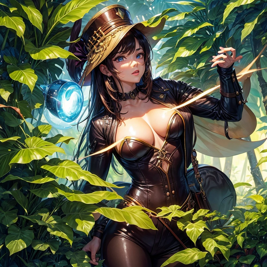 A magnamite in the jungle,masterpiece, instagram profile