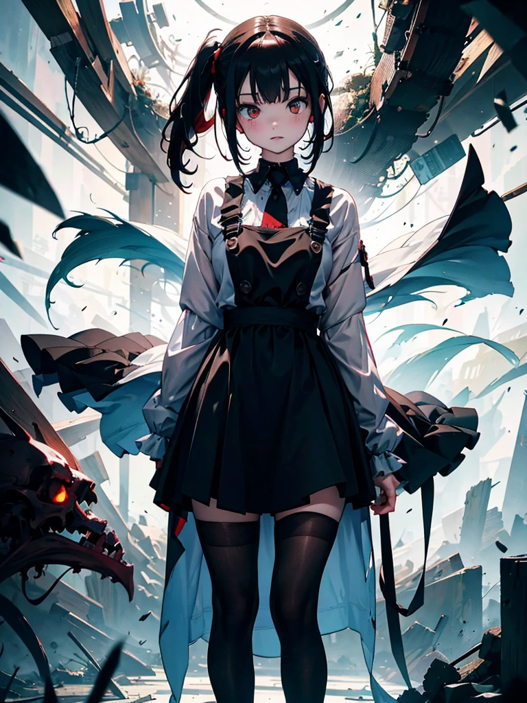 (Left and right split themes:1.0),No gaps,Heterochromia iridis,((Two Tone Hair:1.2)),(Chiaroscuro:1.2),(左~ sideは黒い髪と赤い目です,右~ sideは白い髪と青い目です:1.2), and sketch (Character design sheet, same characters, whole body, Three-View, front, ~ ~ ~ ~ ~ side, return),(Very bright:1.1), White Background, [1 girl:7], (Tilt your head:1.2), ([sketch|watercolor \(Moderate\)]:1.15),Chaotic abstract background, Vector Trace, グラデーションブレンディング and whole body, Artistic elements add depth to the work. The overall atmosphere is creepy and nightmarish....., With a unique artistic touch. This movie is、The dark and crazy world of horror movies depicted in HD., Evoke visual stimuli and aesthetic sense, それ will terrify and excite the audience....,watercolor画, 