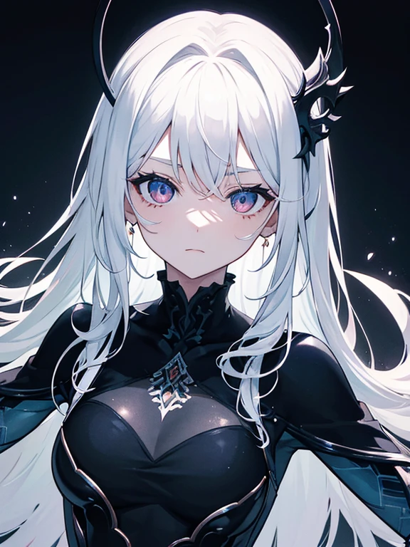 Half of the face is different,sketch (Character design sheet, same characters, whole body, Three-View, front, ~ ~ ~ ~ ~ ~ side, return),(Very bright:1.1), White Background, [1 girl:7], (Tilt your head:1.2), ([sketch|watercolor \(Moderate\)]:1.15),Chaotic abstract background, Vector Trace, グラデーションブレンディング and whole body, Artistic elements add depth to the work. The overall atmosphere is creepy and nightmarish......, With a unique artistic touch. This movie is、The dark and crazy world of horror movies depicted in HD., Evoke visual stimuli and aesthetic sense, that will terrify and excite the audience....,watercolor画, （Lightless, Eyes without highlights, evil eye, Ugly person with white eyes, that&#39;Red eyeliner）,whole body絵, Wearing a maid outfit （Gradient braided hair, (Light purple hair), (Ink blotches:1.1), (pale:1.2),(Light purple:1.2),(Light green:1.2)　Adult features,expensive, wear black tights,Green Eyes, The skin is hidden　and maid, The background is a dark and desolate landscape, Horror movie atmosphere. Her figure is very beautiful, Emphasizing the dark and crazy elements. Skillfully expressing the effects of light and shadow, detailed, The face and expression of the black costume are also carefully drawn.