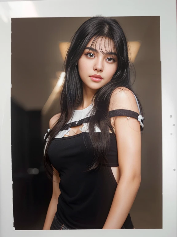 A ultra beautiful girl; black hairs; Brown eyes; cute; ultra photo realistic