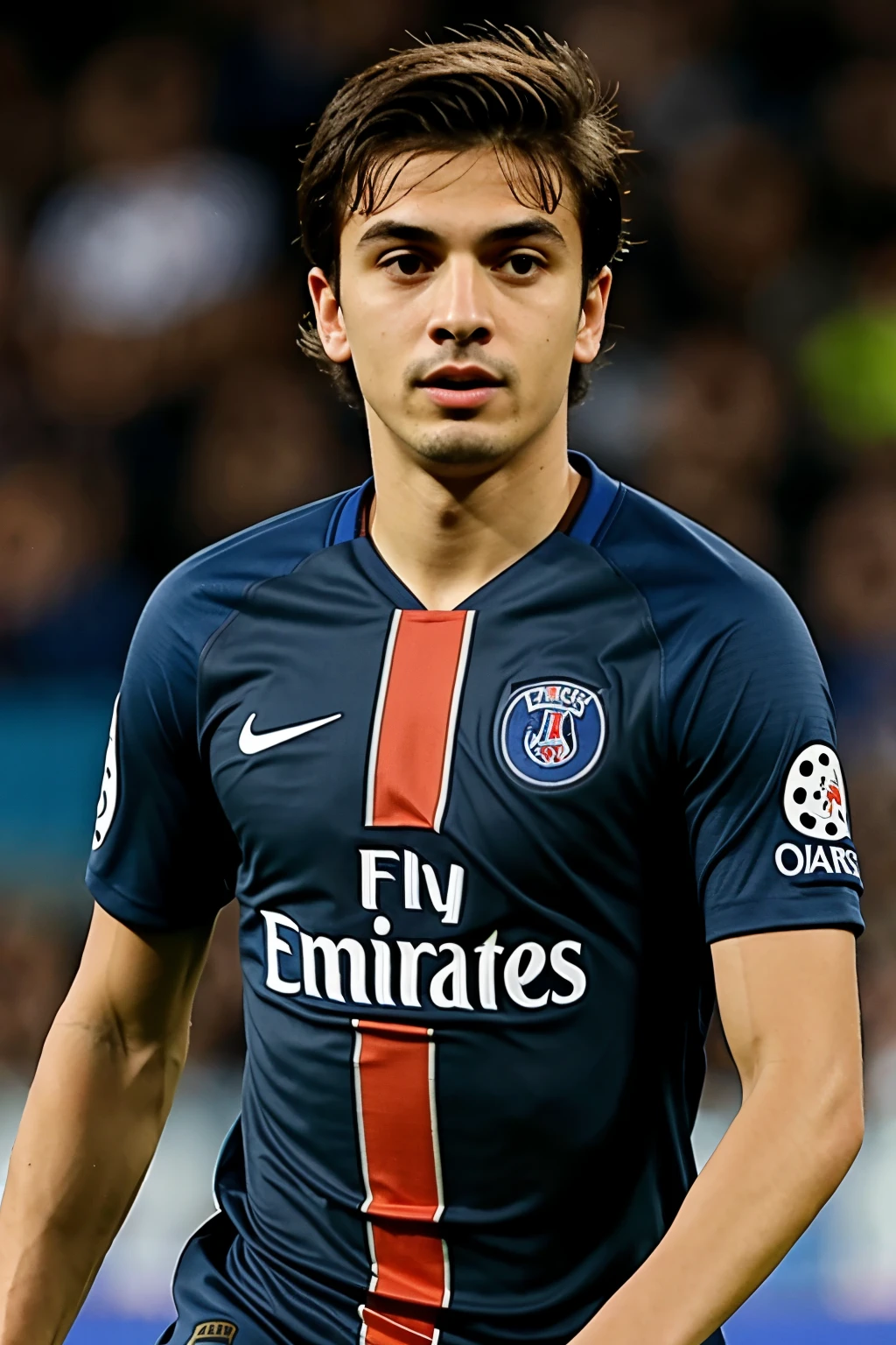 Joao Neves with PSG kit