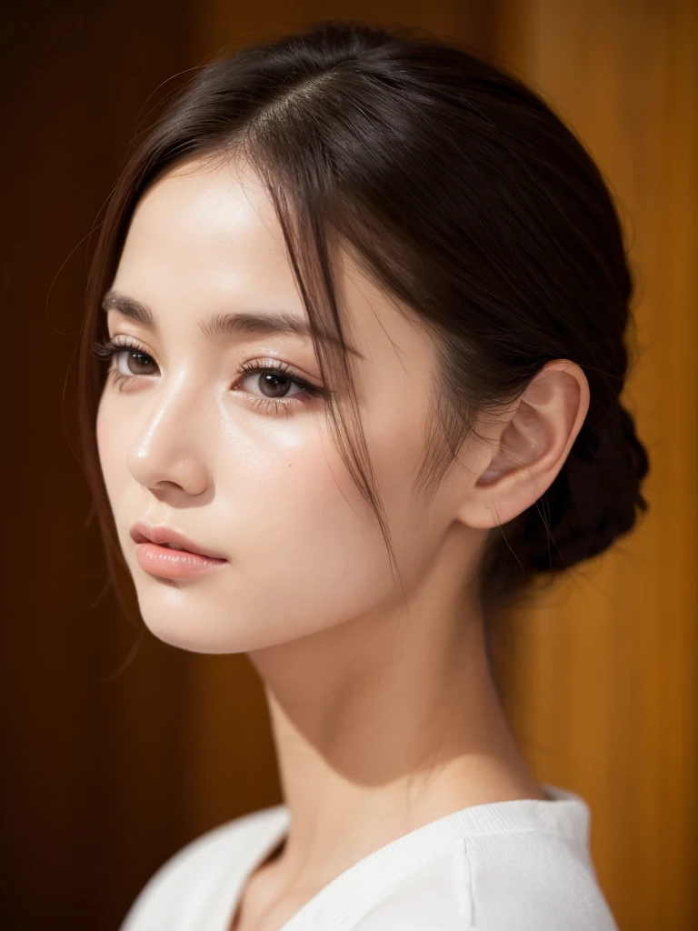 Women with small faces and long necks