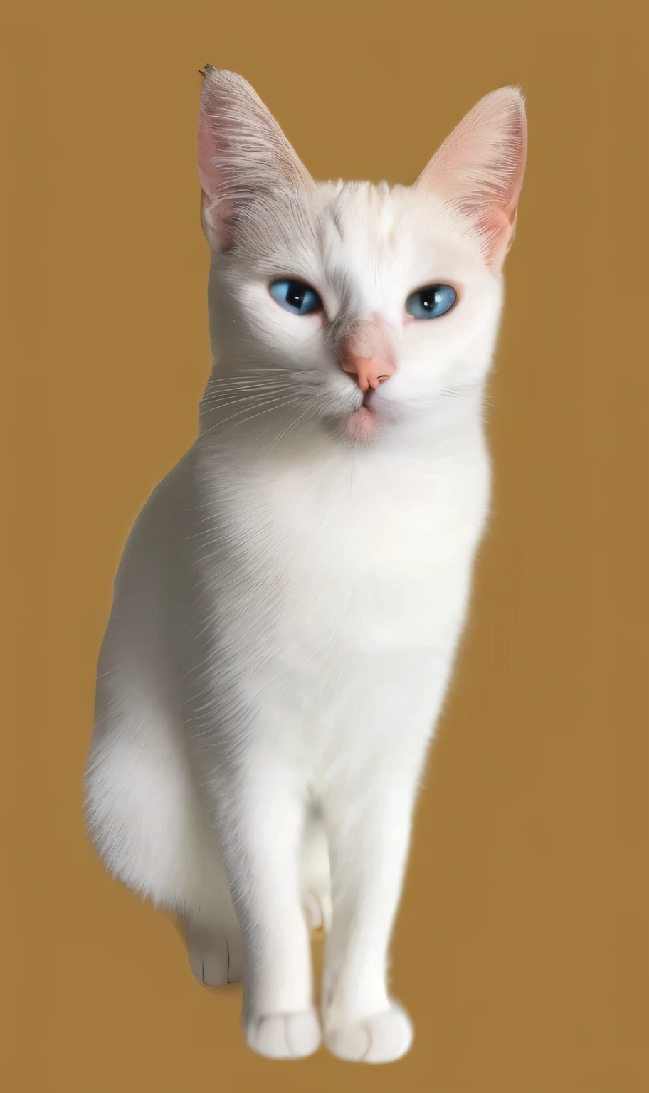 a very cute cat, she is very happy, her look is very happy and bright, she is smiling, the image is very detailed