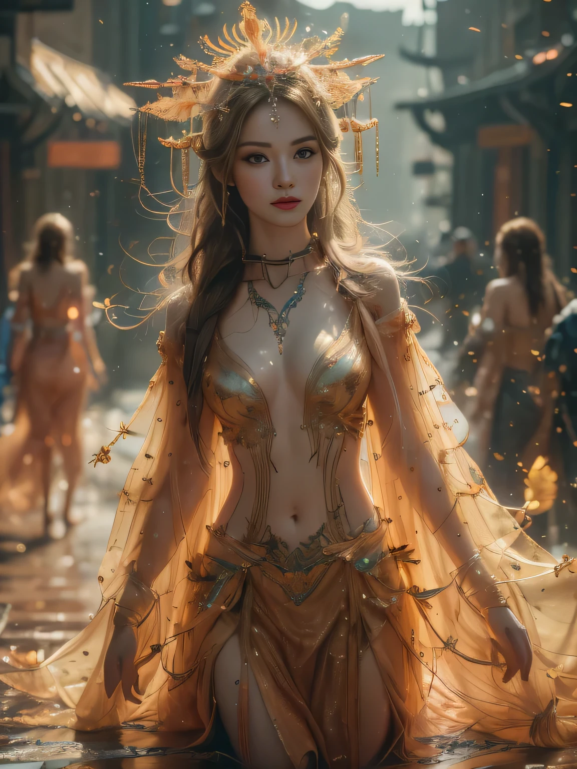 (Extremely detailed CG unity 8k wallpaper),(masterpiece), (best quality), (Extremely detailed), (Best Illustration),(Best shadow), (Sharp eyeliner, Eyeshadow, Delicate eyes:1.1), , ,rest, vector,  