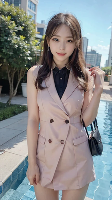 UHD, high quality, best quality, 16k,4K(8K),Business Professional Attire,city