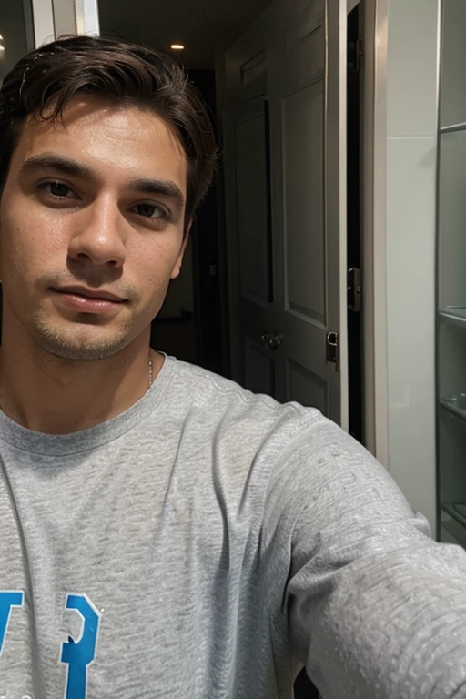 Man taking selfie
