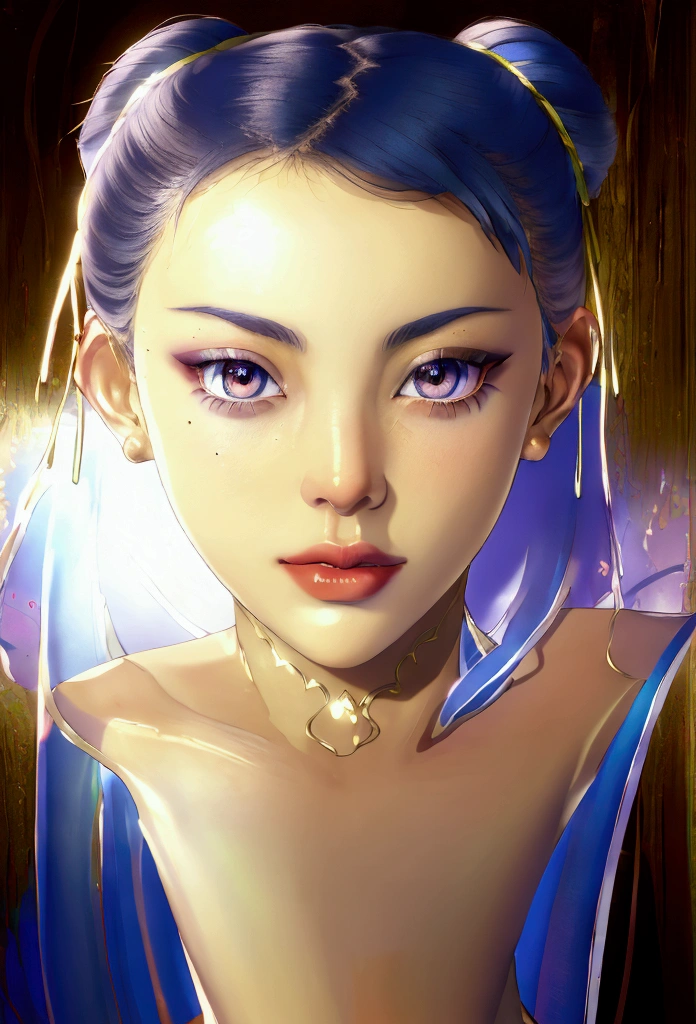 masterpiece, best quality, (extremely detailed CG unity 8k wallpaper, masterpiece, best quality, ultra-detailed, best shadow), (detailed background), (beautiful detailed face, beautiful detailed eyes), High contrast, (best illumination, an extremely delicate and beautiful),1girl,((colourful paint splashes on transparent background, dulux,)), ((caustic)), dynamic angle,beautiful detailed glow,full body, ,beautiful alluring anime woman, looking Chun-Li, , medium breast, show nipples, show vagina, open legs:1.5.