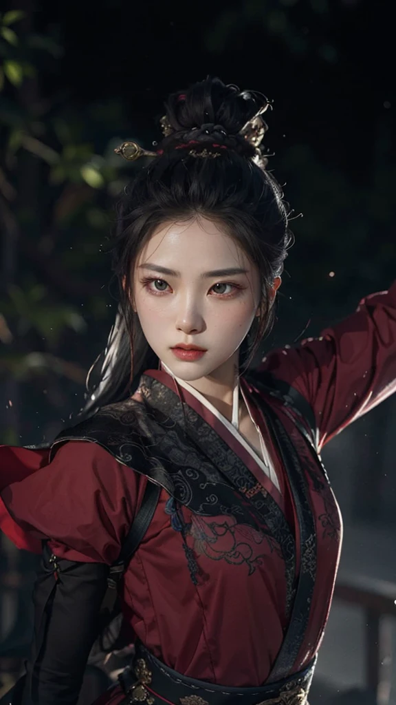 wuxia, Chinese clothes, masterpiece, best quality, ultra detailed, realistic