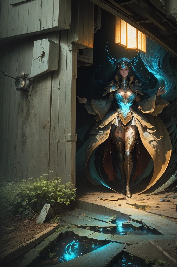 masterpiece, best quality, (Extremely detailed CG unified 8K wallpaper), (best quality), (Best illustration), (The best shadow), Ridiculous, Realistic lighting, (abyss), Beautiful and detailed light, Artwork by Peter MohrBacher,